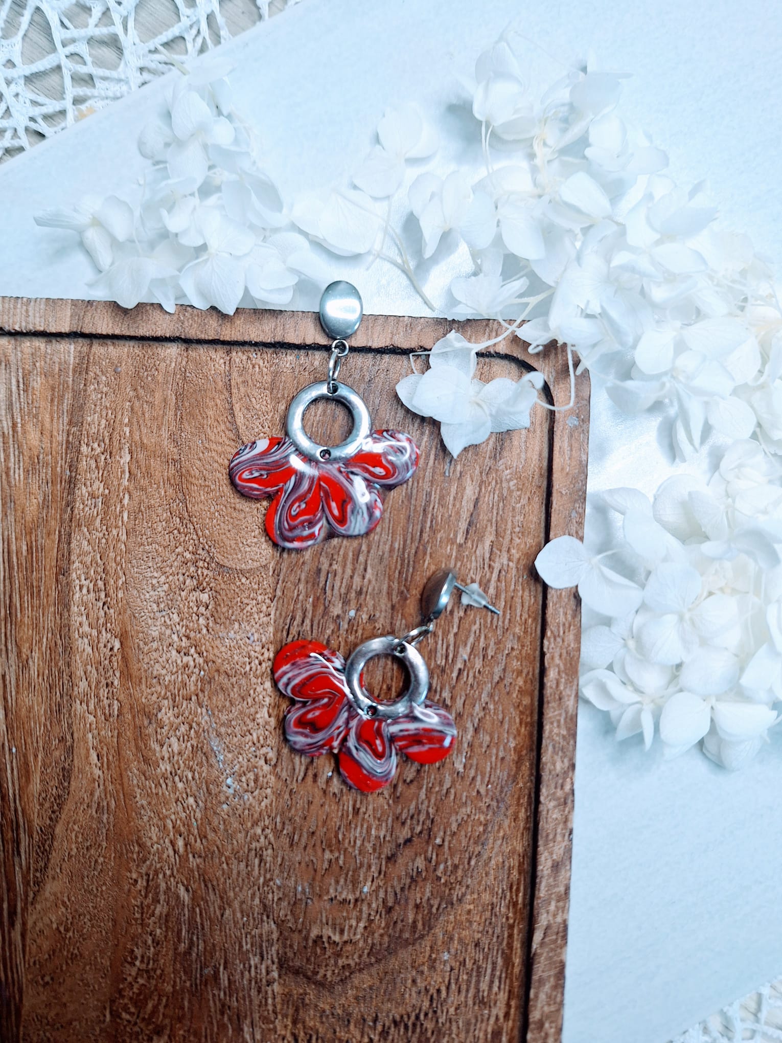 Boucles d&rsquo;oreilles Méli Mélo Floral💐