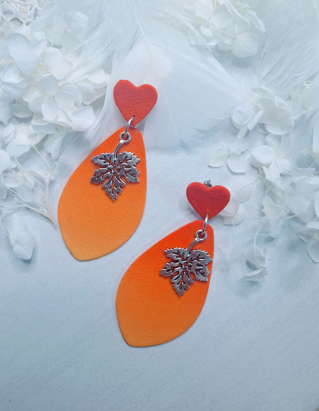 Boucles d&rsquo;oreilles Oranges automnales 🍂
