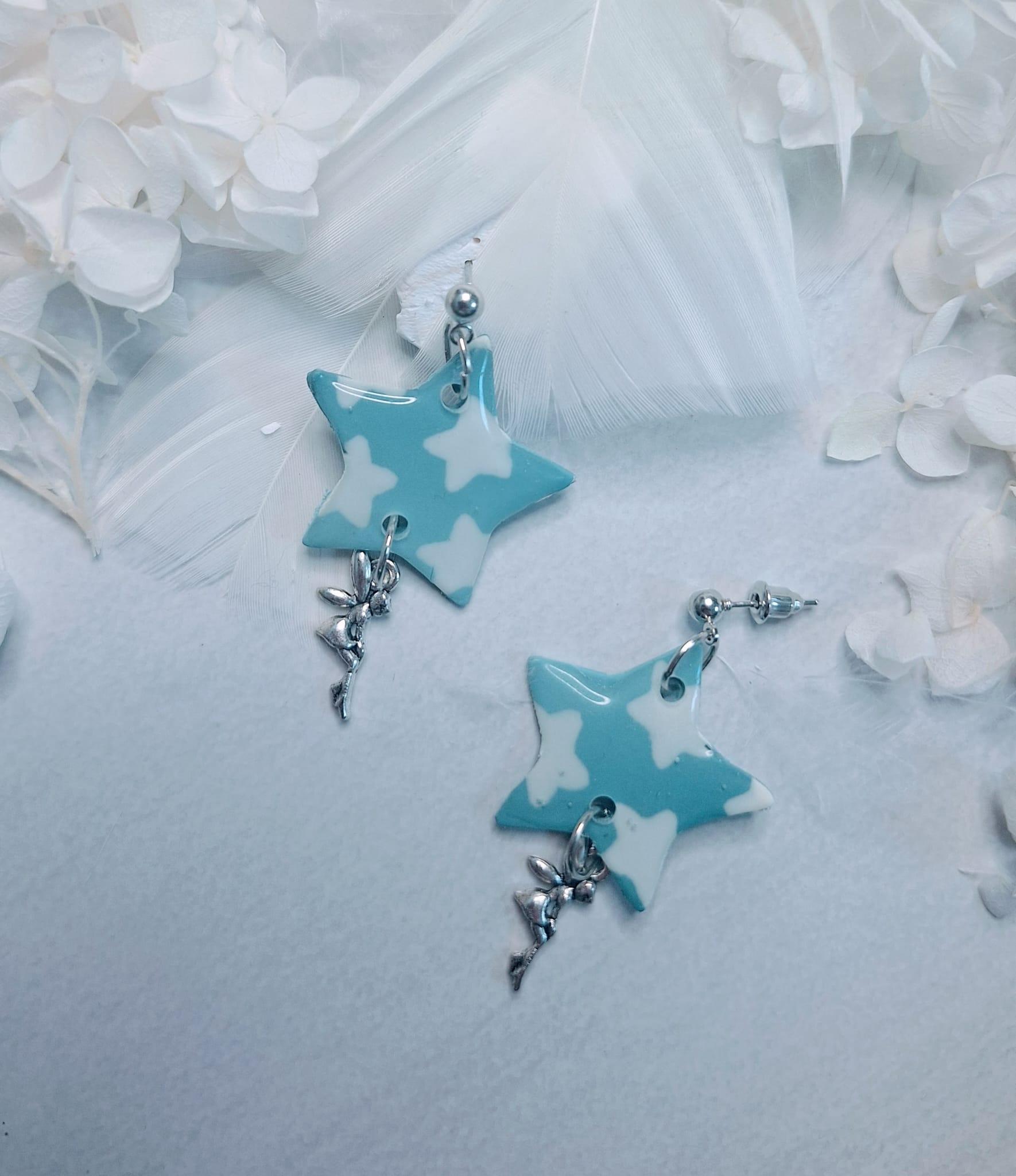 Boucles d&rsquo;oreilles Clochette Etoilée🧚🏻‍♂️