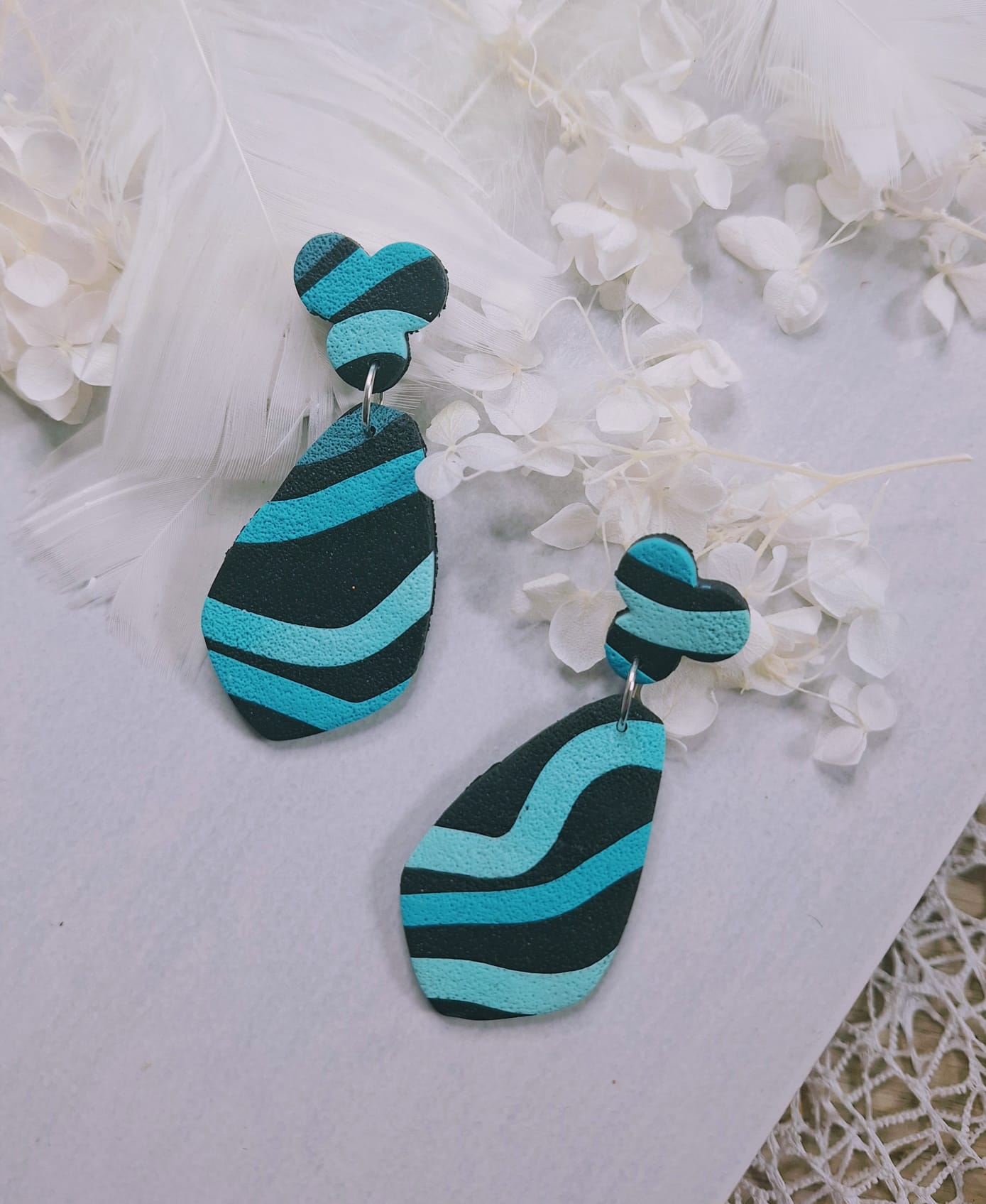 Boucles d&rsquo;oreilles Danse de bleus 🩰