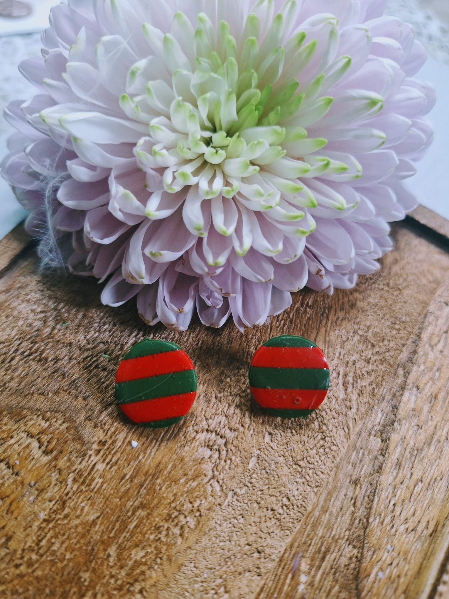 Boucles d&rsquo;oreilles boules de Noel 🪩